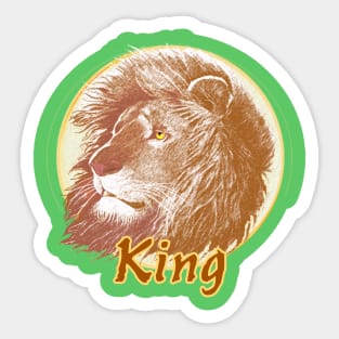 King Lion Sticker